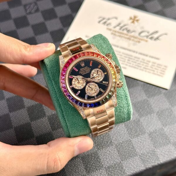 Replica Rolex Replica 1:1 Watch Cosmograph Daytona Black Dial Noob Factory 40mm - Top Watch - Image 3