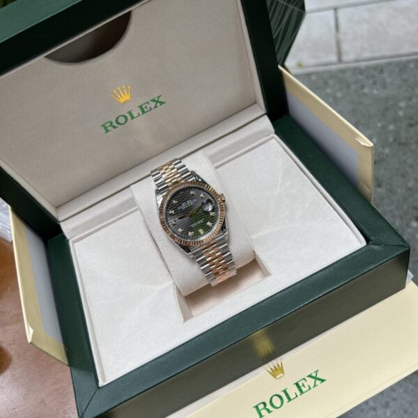 Swiss 1:1 Rolex Replica 1:1 Watch DateJust 126231 Dark Grey Dial Demi Strap VSF 36mm - Top Watch - Image 6