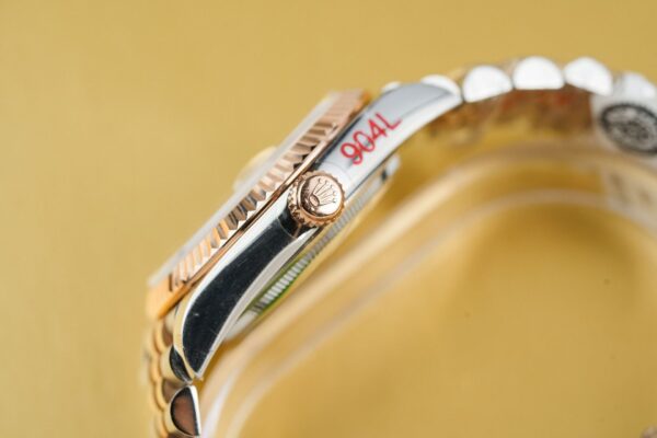 Best Fake Rolex Replica 11 Watch DateJust 126231 Real Gold Wrapped Palm Dial GM Factory 36mm - Top Watch - Image 5