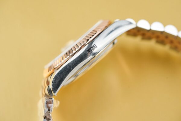 Best Fake Rolex Replica 11 Watch DateJust 126231 Real Gold Wrapped Palm Dial GM Factory 36mm - Top Watch - Image 6