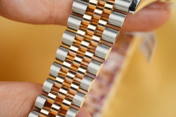 Best Fake Rolex Replica 11 Watch DateJust 126231 Real Gold Wrapped Palm Dial GM Factory 36mm - Top Watch - Image 7