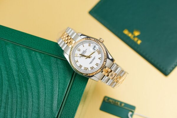 Replica Rolex Replica 1:1 Watch DateJust 126233 Roman Numerals Gold Wrapped GM Factory 36mm - Top Watch