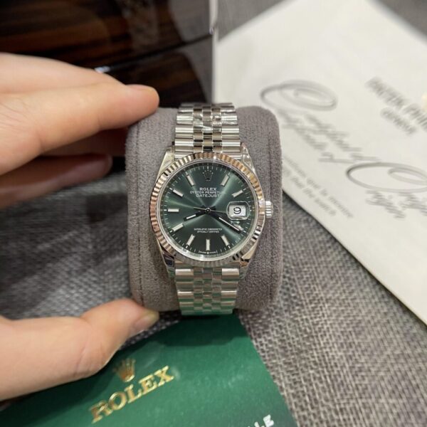 Best Fake Rolex Replica 1:1 Watch DateJust 126234 Green Dial Jubilee Strap Factory VS 36mm - Top Watch