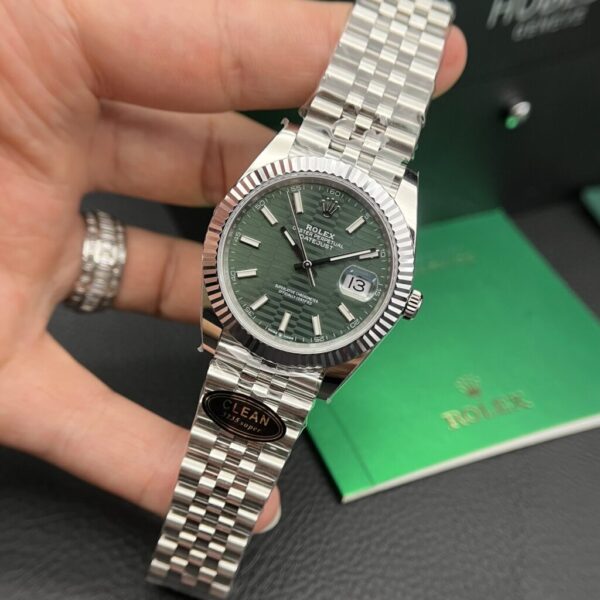 Best Fake Rolex Replica 11 Watch Datejust 126234 Green Dial Luminous Numbers 36mm - Top Watch - Image 2