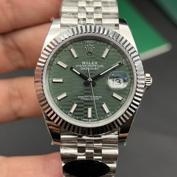 Best Fake Rolex Replica 11 Watch Datejust 126234 Green Dial Luminous Numbers 36mm - Top Watch - Image 3