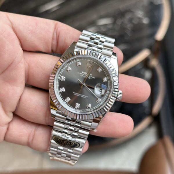 Swiss 1:1 Rolex Replica 1:1 Watch DateJust 126234 Grey Dial Clean Factory 41mm - Top Watch - Image 3