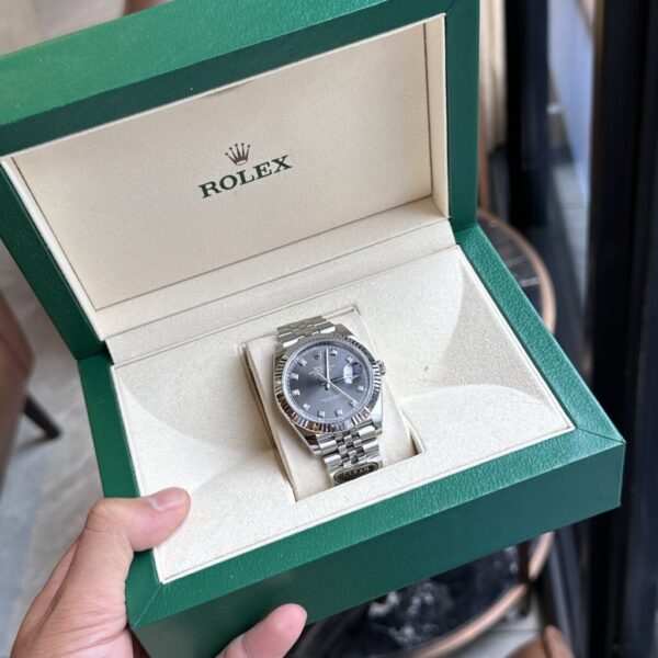 Swiss 1:1 Rolex Replica 1:1 Watch DateJust 126234 Grey Dial Clean Factory 41mm - Top Watch - Image 6