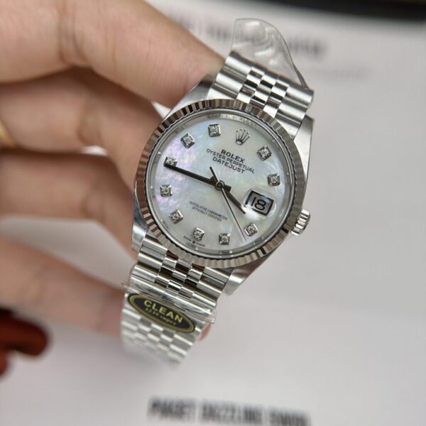 Best Fake Rolex Replica 1:1 Watch DateJust 126234 Mother Of Pearl Factory Clean 36mm - Top Watch - Image 2