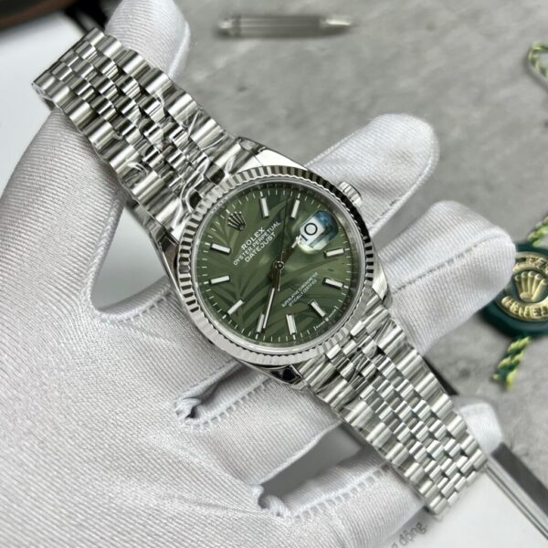 Replica Rolex Replica 1:1 Watch DateJust 126234 Palm Leaf Dial Factory VS 36mm - Top Watch - Image 2