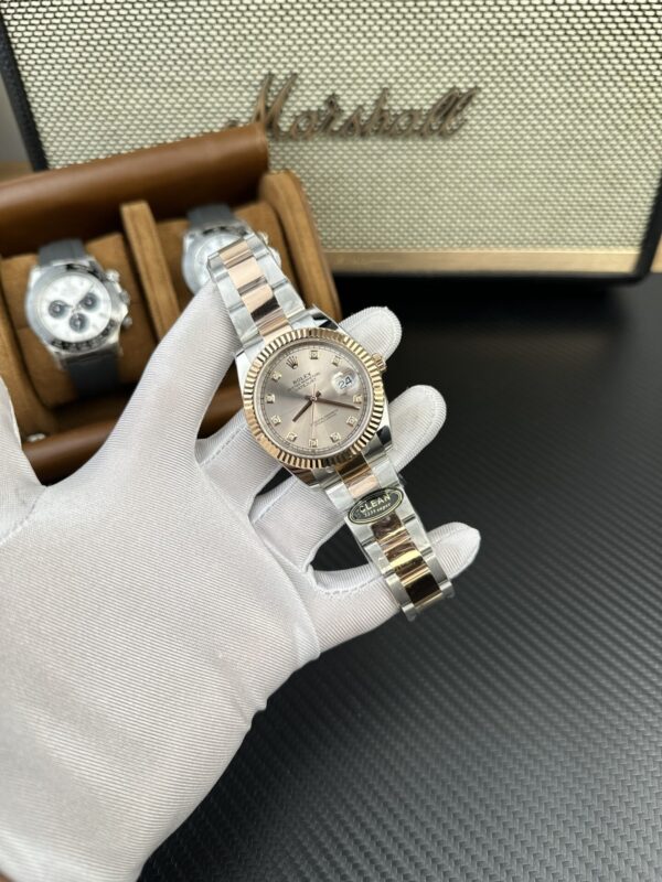 Best Fake Rolex Replica 11 Watch DateJust 126334 Sundust Pink Dial Factory Clean 41mm - Top Watch - Image 2