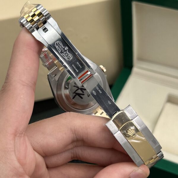 Replica Rolex Replica 11 Watch Datejust 18K Gold Wrapped Champagne Gold Dial GM Factory 41mm - Top Watch - Image 7