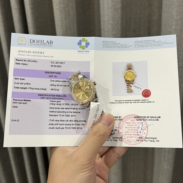 Best Fake Rolex Replica 11 Watch DateJust 18K Gold Wrapped Gold Dial GM Factory 31mm - Top Watch