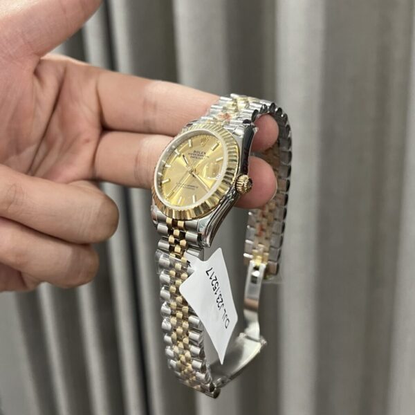 Best Fake Rolex Replica 11 Watch DateJust 18K Gold Wrapped Gold Dial GM Factory 31mm - Top Watch - Image 3