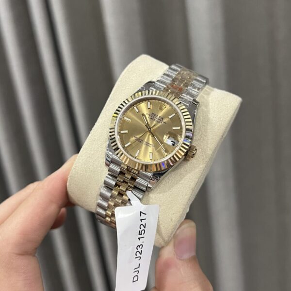Best Fake Rolex Replica 11 Watch DateJust 18K Gold Wrapped Gold Dial GM Factory 31mm - Top Watch - Image 4