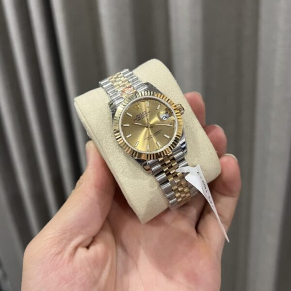 Best Fake Rolex Replica 11 Watch DateJust 18K Gold Wrapped Gold Dial GM Factory 31mm - Top Watch - Image 5