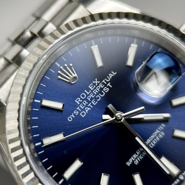 Best Fake Rolex Replica 1:1 Watch DateJust Blue Dial Jubilee Strap EWF 36mm - Top Watch - Image 3