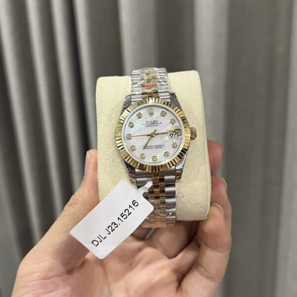 Replica Rolex Replica 1:1 Watch DateJust Genuine Gold Wrapped Mother of Pearl Dial GM Factory 31mm - Top Watch - Image 2