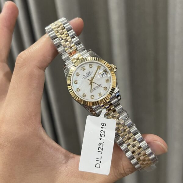 Replica Rolex Replica 1:1 Watch DateJust Genuine Gold Wrapped Mother of Pearl Dial GM Factory 31mm - Top Watch - Image 5