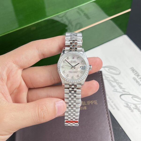 Replica Rolex Replica 1:1 Watch DateJust MOP Mother of Pearl Dial Women's EW Factory 31mm - Top Watch