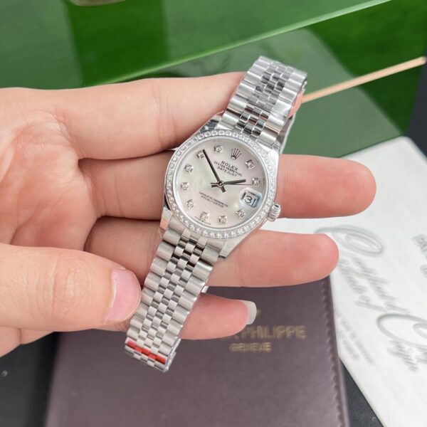 Replica Rolex Replica 1:1 Watch DateJust MOP Mother of Pearl Dial Women's EW Factory 31mm - Top Watch - Image 2