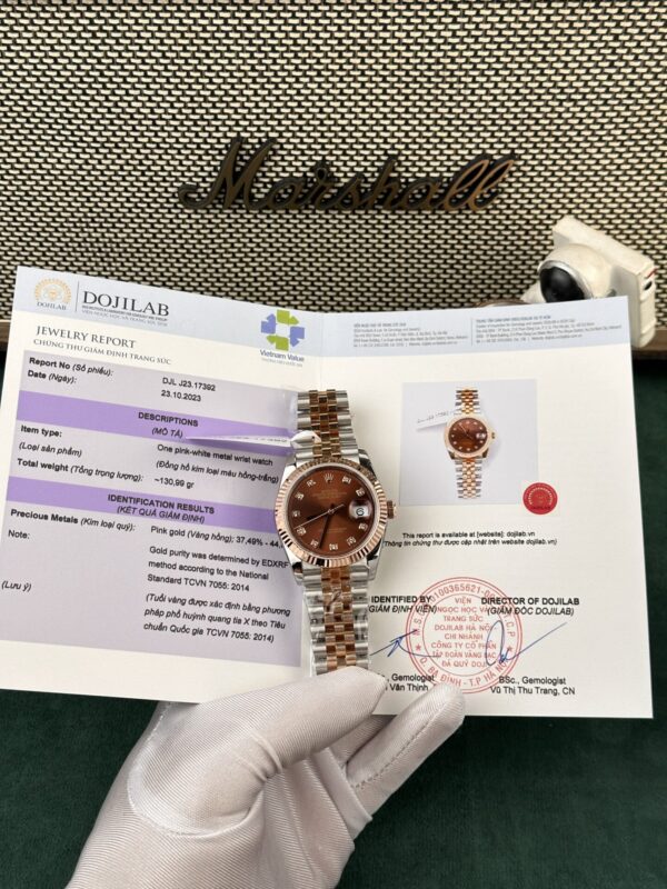 Replica Rolex Replica 11 Watch DateJust Rose Gold Chocolate Dial GM Factory 36mm - Top Watch