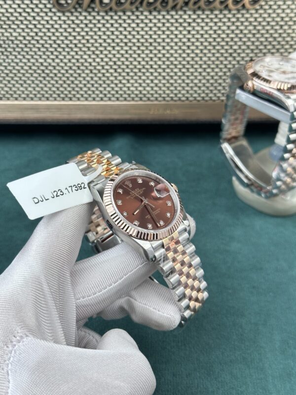 Replica Rolex Replica 11 Watch DateJust Rose Gold Chocolate Dial GM Factory 36mm - Top Watch - Image 5