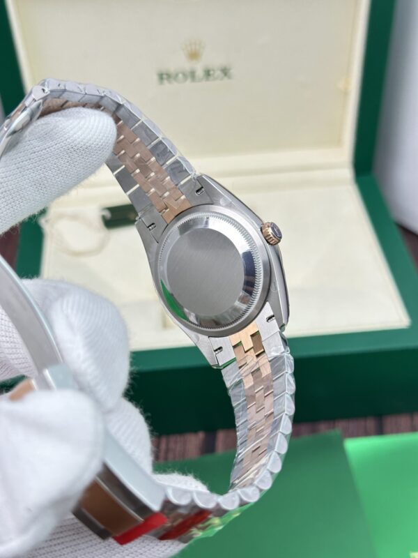 Swiss 1:1 Rolex Replica 11 Watch Datejust Rose Gold Plated Chocolate Dial EW Factory 36mm - Top Watch - Image 5