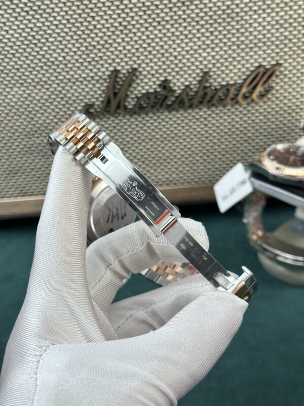 Swiss 1:1 Rolex Replica 11 Watch DateJust Rose Gold Wrapped Mother-of-Pearl Dial GM Factory 36mm - Top Watch - Image 7