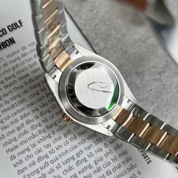 Replica Rolex Replica 1:1 Watch DateJust Salmon Dial Rose Gold EWF 41mm - Top Watch - Image 5