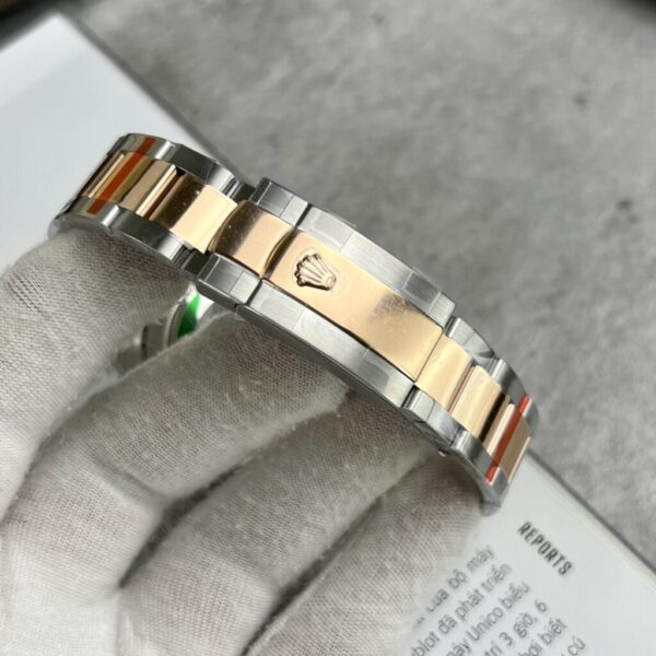 Replica Rolex Replica 1:1 Watch DateJust Salmon Dial Rose Gold EWF 41mm - Top Watch - Image 6