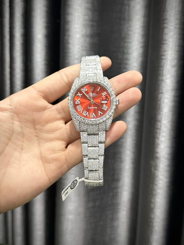 Best Fake Rolex Replica 1:1 Watch DateJust Supreme Full Diamond Moissanite Hong Kong 41mm - Top Watch - Image 10