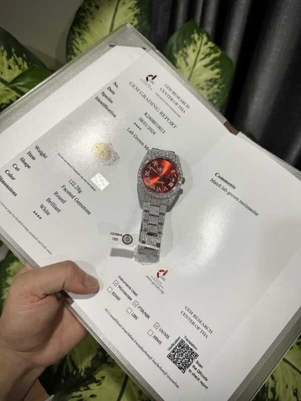 Best Fake Rolex Replica 1:1 Watch DateJust Supreme Full Diamond Moissanite Hong Kong 41mm - Top Watch - Image 3