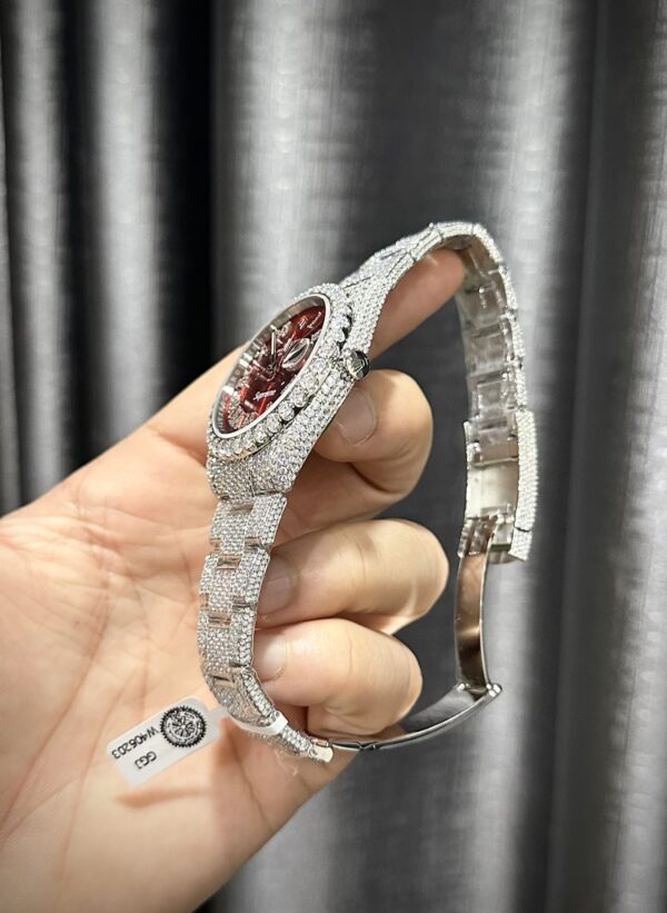 Best Fake Rolex Replica 1:1 Watch DateJust Supreme Full Diamond Moissanite Hong Kong 41mm - Top Watch - Image 7