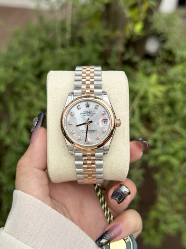 Swiss 1:1 Rolex Replica 11 Watch DateJust Women Mother of Pearl Dial Julibee Strap 31mm - Top Watch