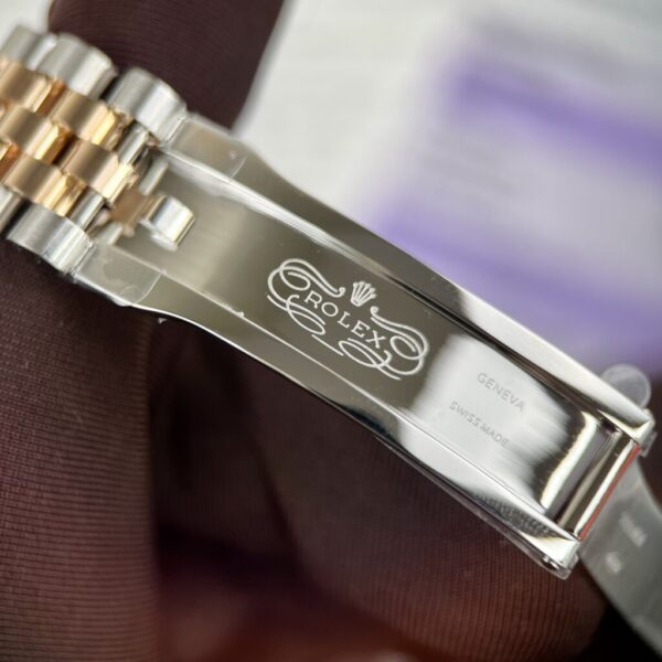 Best Fake Rolex Replica 1:1 Watch DateJust Women's Genuine Gold Wrapped Brown Dial GM Factory 31mm - Top Watch - Image 7