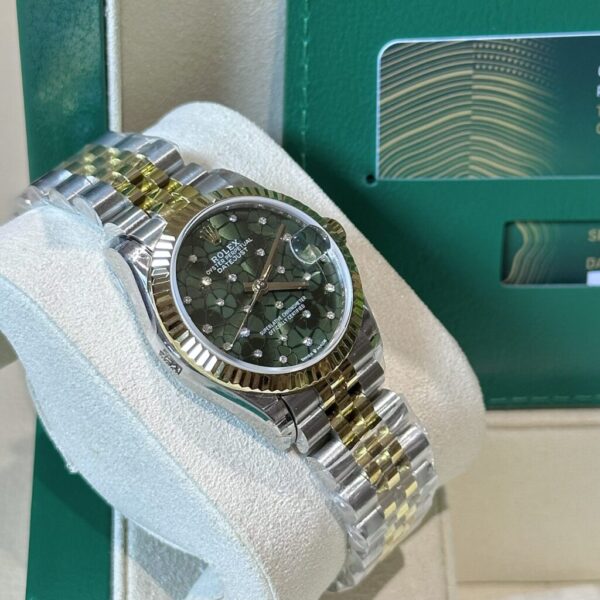 Replica Rolex Replica 1:1 Watch DateJust Women's Green Floral Dial 31mm - Top Watch - 图片 4