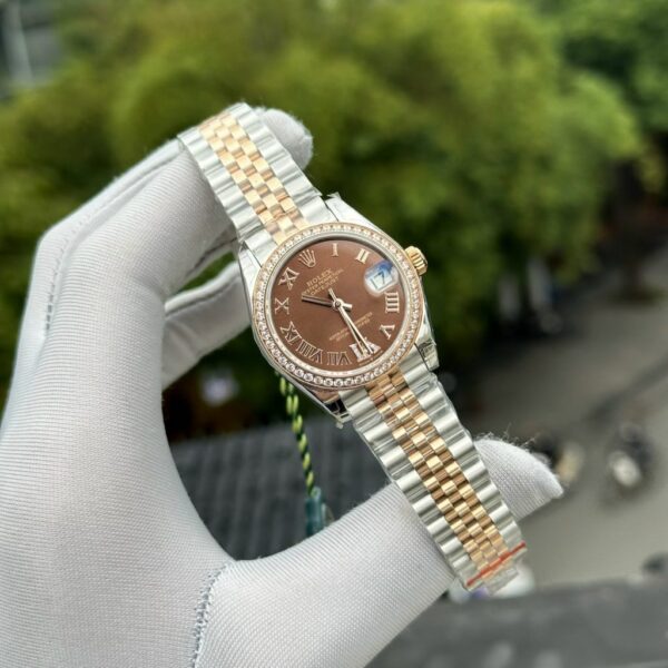 Swiss 1:1 Rolex Replica 11 Watch DateJust Women's With Stone Benzene Jubilee Strap 31mm - Top Watch