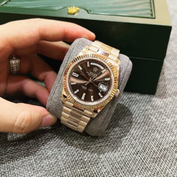 Replica Rolex Replica 1:1 Watch Day-Date 228235 Chocolate Dial GM Factory 40mm - Top Watch - Image 3