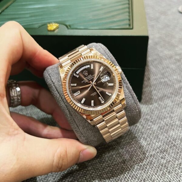 Replica Rolex Replica 1:1 Watch Day-Date 228235 Chocolate Dial GM Factory 40mm - Top Watch - Image 4