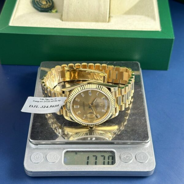 Best Fake Rolex Replica 1:1 Watch Day-Date 228238 Gold Wrapped 18K Yellow Gold 178 grams GM Factory 40mm - Top Watch - Image 2
