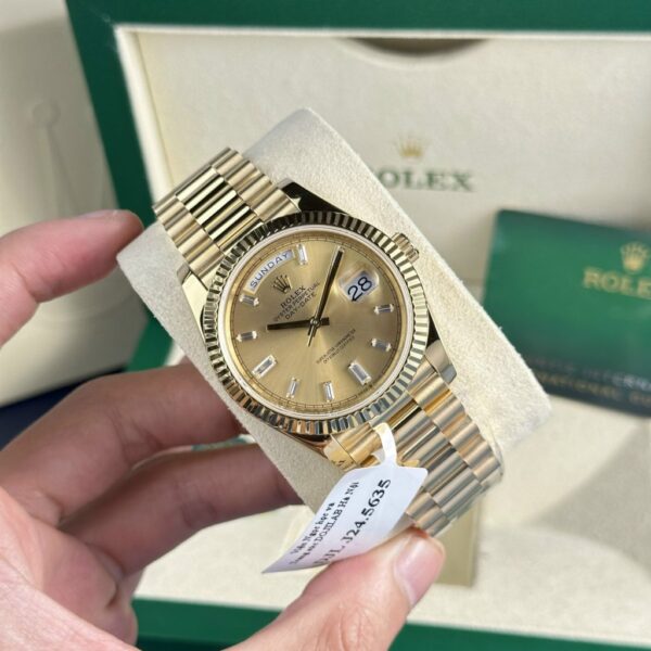 Best Fake Rolex Replica 1:1 Watch Day-Date 228238 Gold Wrapped 18K Yellow Gold 178 grams GM Factory 40mm - Top Watch - Image 3