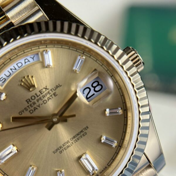Best Fake Rolex Replica 1:1 Watch Day-Date 228238 Gold Wrapped 18K Yellow Gold 178 grams GM Factory 40mm - Top Watch - Image 6