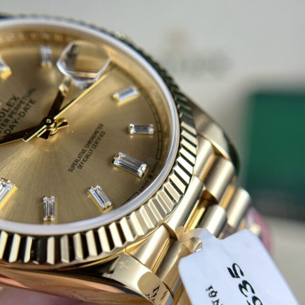 Best Fake Rolex Replica 1:1 Watch Day-Date 228238 Gold Wrapped 18K Yellow Gold 178 grams GM Factory 40mm - Top Watch - Image 7