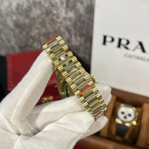 Best Fake Rolex Replica 1:1 Watch Day-Date 228238 Green Dial Yellow Gold GM Factory V2 40mm - Top Watch - Image 6