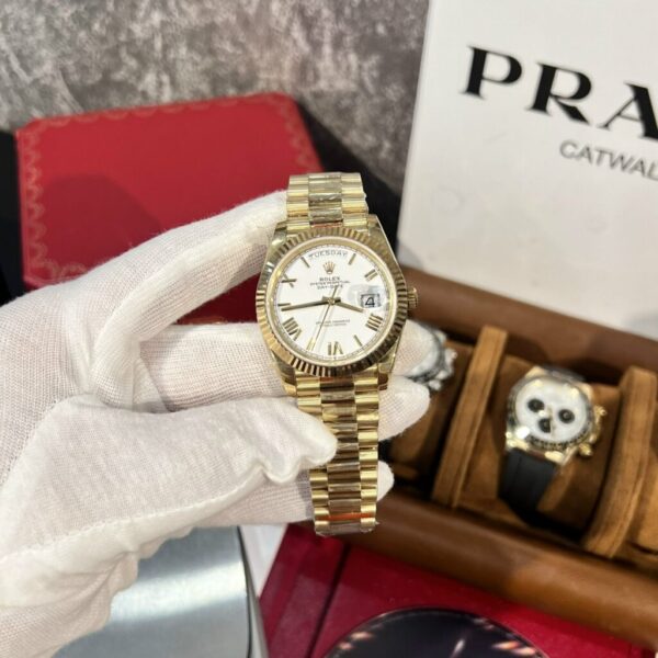 Replica Rolex Replica 1:1 Watch Day-Date 228238 White Dial Factory GM V2 40mm - Top Watch
