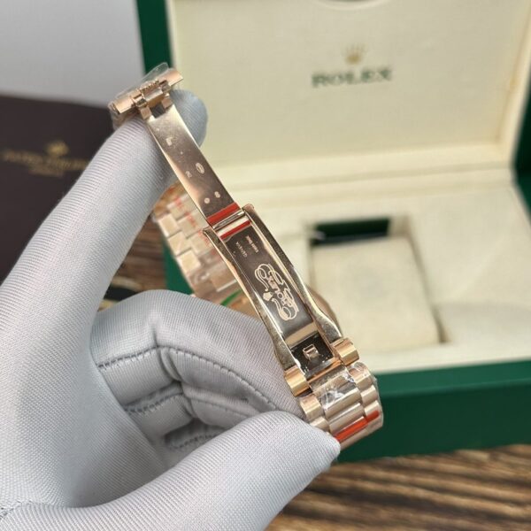 Replica Rolex Replica 1:1 Watch Day-Date Rose Gold White Dial EW Factory 40mm - Top Watch - Image 5
