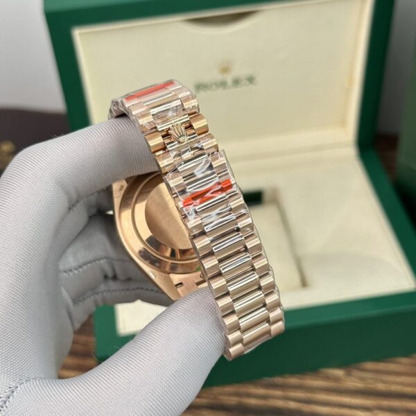 Replica Rolex Replica 1:1 Watch Day-Date Rose Gold White Dial EW Factory 40mm - Top Watch - Image 6