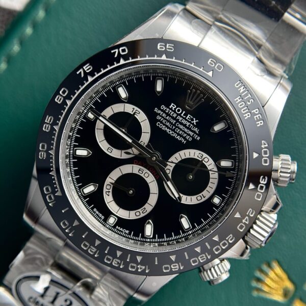 Replica Rolex Replica 1:1 Watch Daytona 116500LN Godzilla Black Dial Clean Factory 40mm - Top Watch - Image 3