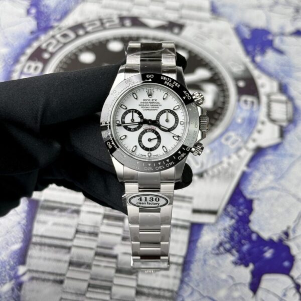 Best Fake Rolex Replica 1:1 Watch Daytona 116500LN Panda White Dial Factory Clean 40mm - Top Watch - Image 2