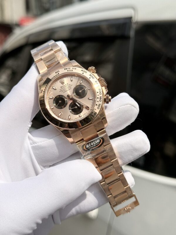 Swiss 1:1 Rolex Replica 1:1 Watch Daytona 116505 Swiss 1:1 Mechanical Rose Gold Plated 40mm - Top Watch - Image 2